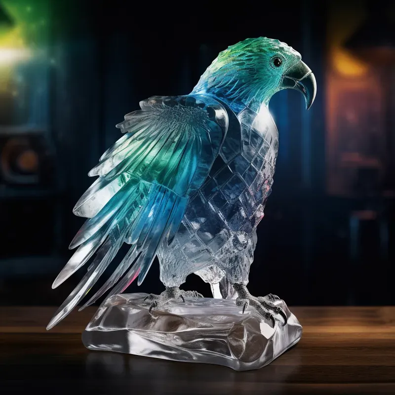 Transparent Ice Sculptures