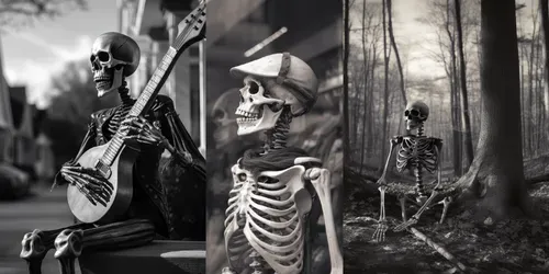 Ways Of Bones generated by midjourney
