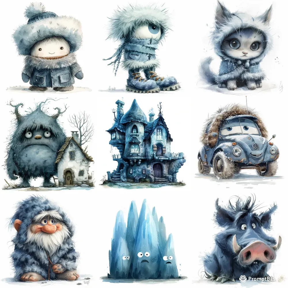 Frozen Winter Characters