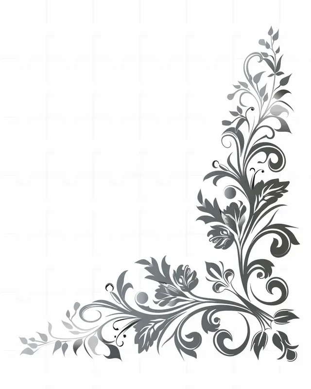 Vintage Style Corners For Card Decorations