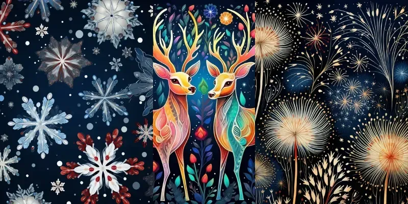 Christmas Magic Patterns generated by undefined