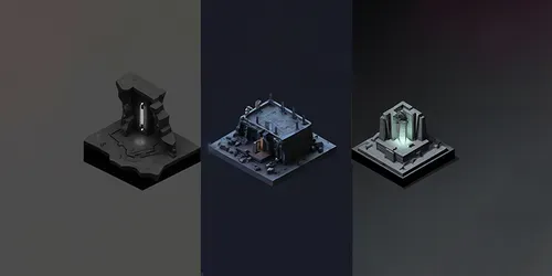 Extraterrestrial Buildings generated by dalle