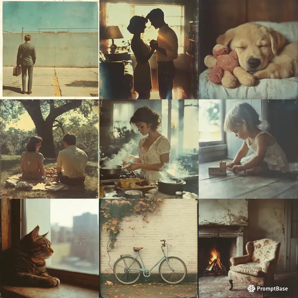 Nostalgic Polaroid Moments