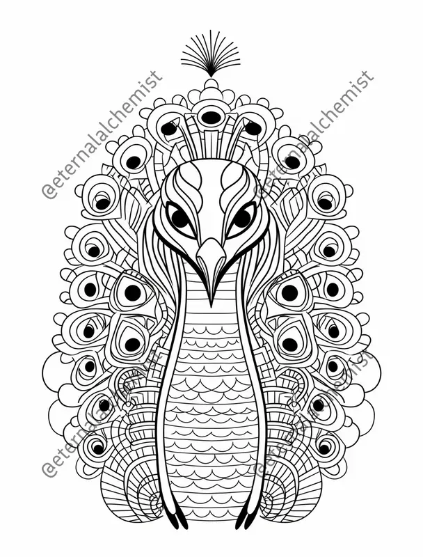 Animal Mandala Coloring Pages