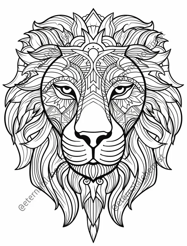 Animal Mandala Coloring Pages
