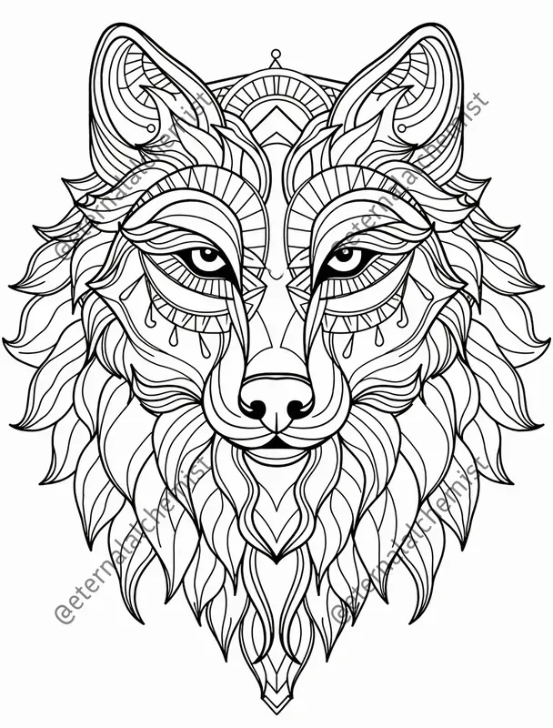 Animal Mandala Coloring Pages