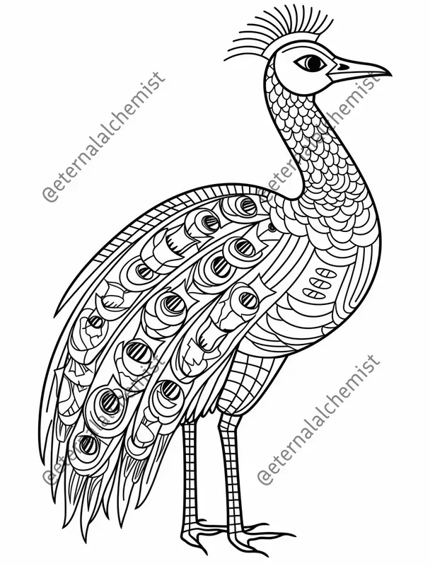 Animal Mandala Coloring Pages
