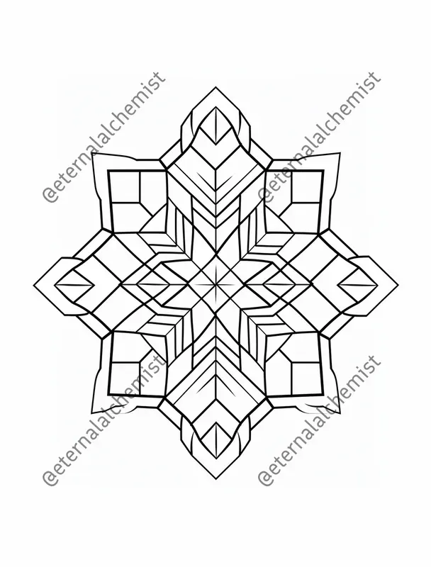 Snowflake Coloring Pages
