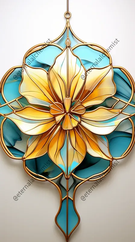 Stained Glass Flowers