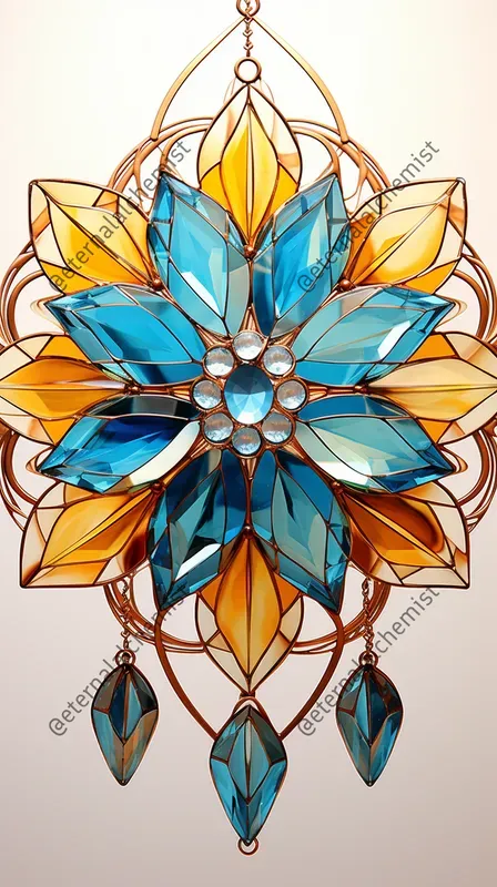 Stained Glass Flowers
