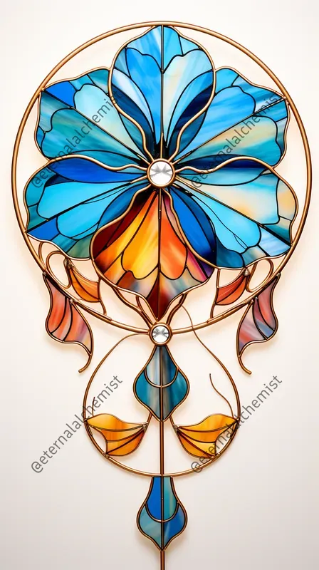 Stained Glass Flowers