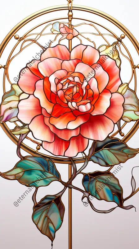 Stained Glass Flowers
