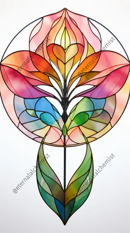 Stained Glass Flowers