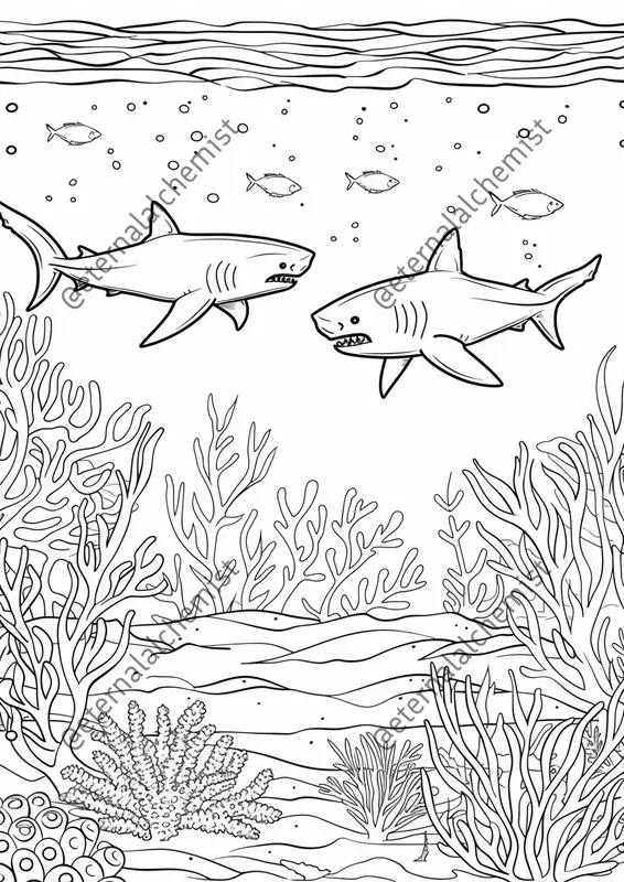 Ocean Wonders Coloring Pages