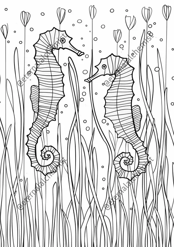 Ocean Wonders Coloring Pages