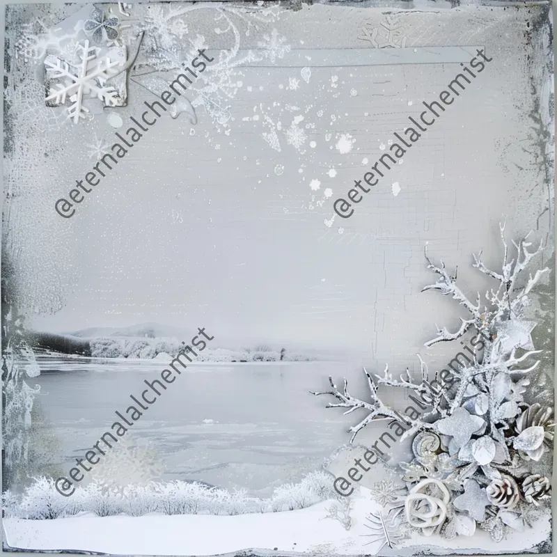 Winter Charm Scrapbook Pages Midjourney Prompt PromptBase