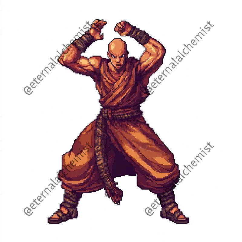 Retro 16-bit Tactical RPG Characters