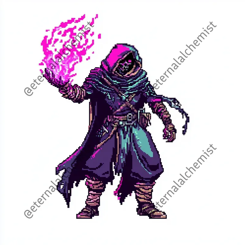 Retro 16-bit Tactical RPG Characters