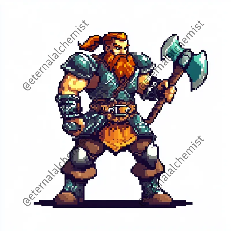 Retro 16-bit Tactical RPG Characters