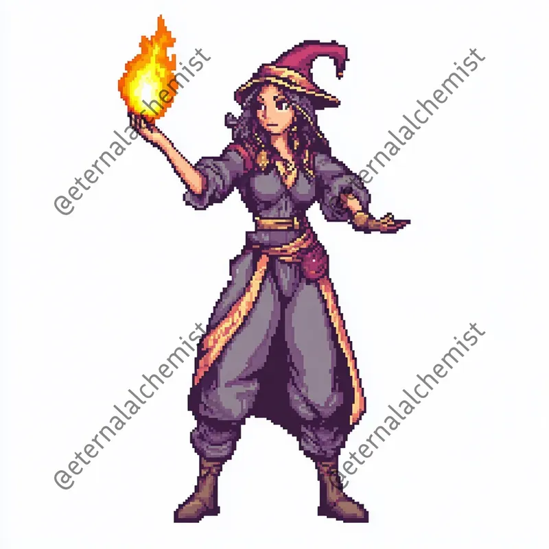 Retro 16-bit Tactical RPG Characters