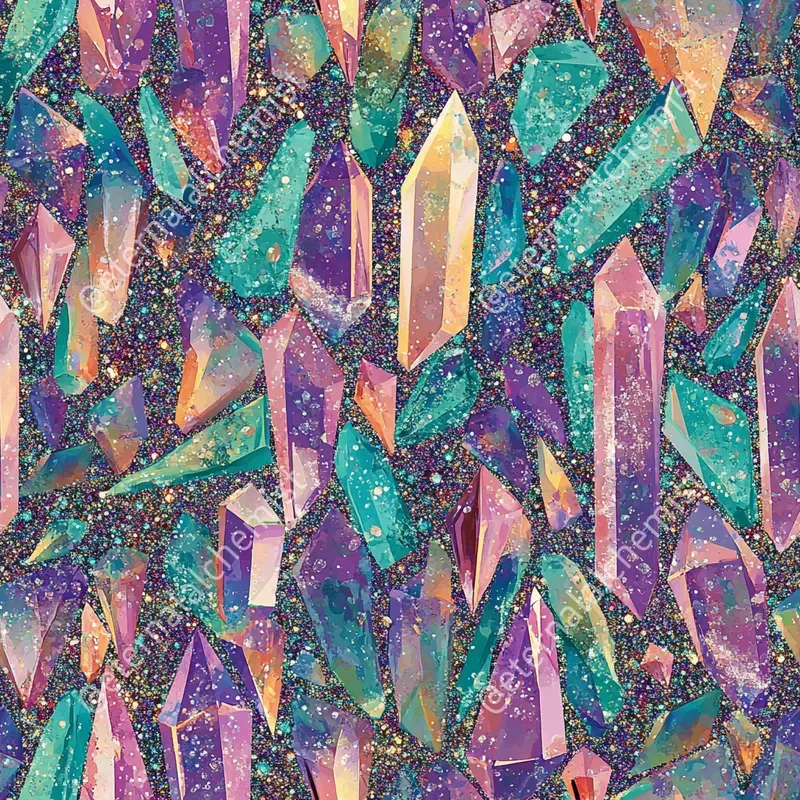 Gems And Crystals Scrapbook Pages