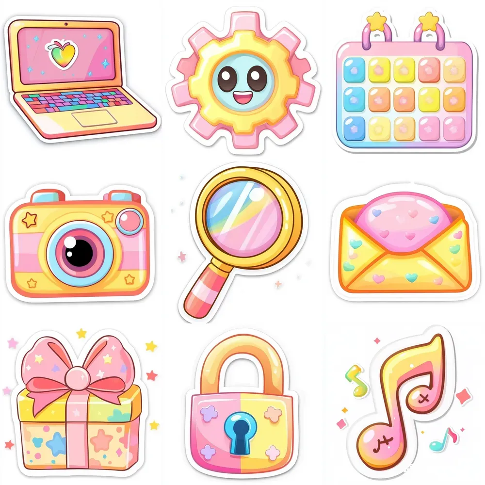 Disney Pixar-inspired Icon Stickers