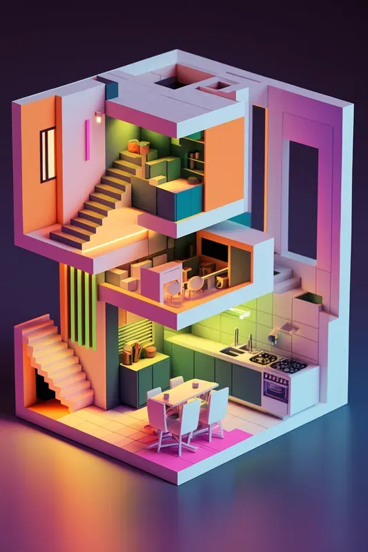 3D Pixel Art Scenes Voxel Art Revolution