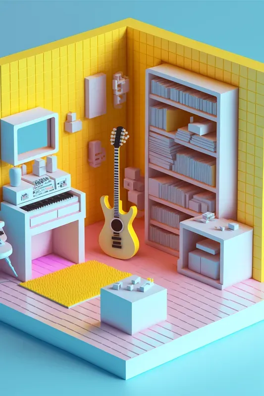 3D Pixel Art Scenes Voxel Art Revolution