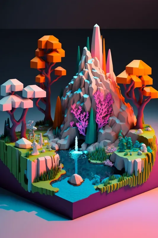 3D Pixel Art Scenes Voxel Art Revolution