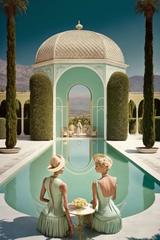 1950s Luxurious Posh Lifestyles