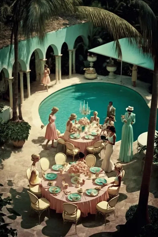 1950s Luxurious Posh Lifestyles