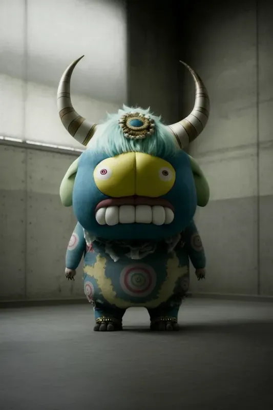 Furry Monsters Pop-art