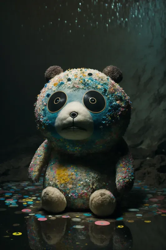 Furry Monsters Pop-art