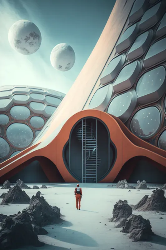 Mars Future Architecture  Design Photos