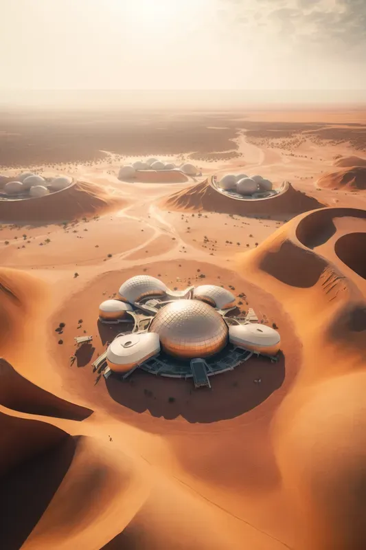 Mars Future Architecture  Design Photos