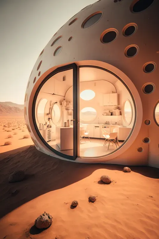 Mars Future Architecture  Design Photos