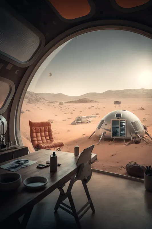 Mars Future Architecture  Design Photos