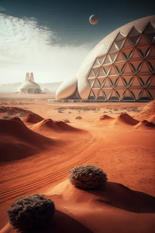 Mars Future Architecture  Design Photos