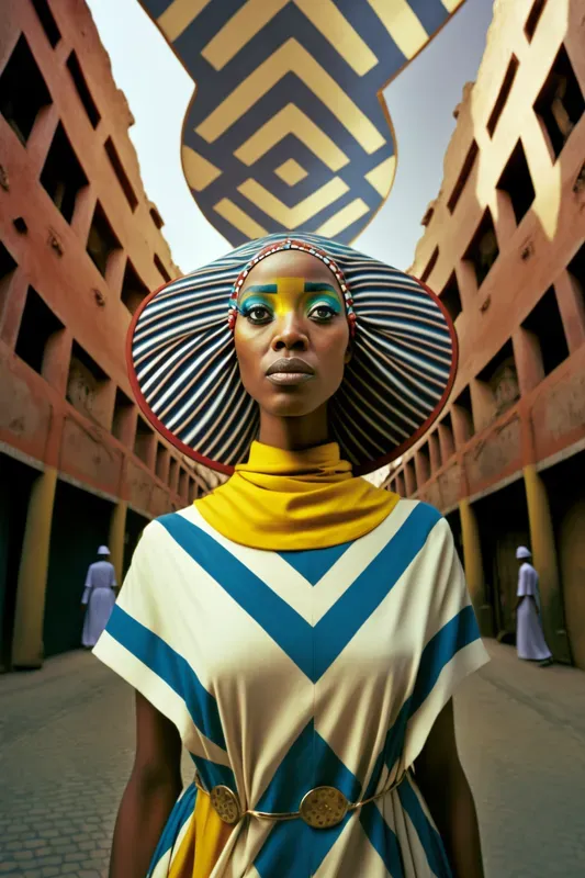 African Fashion Vibrant And Bright Hues