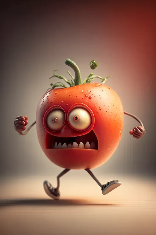 Personified Produce Anthropomorphic Food