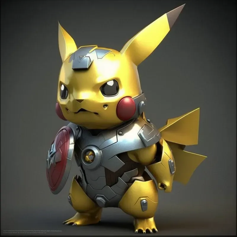 Pokemon Iron Man Cyborgs