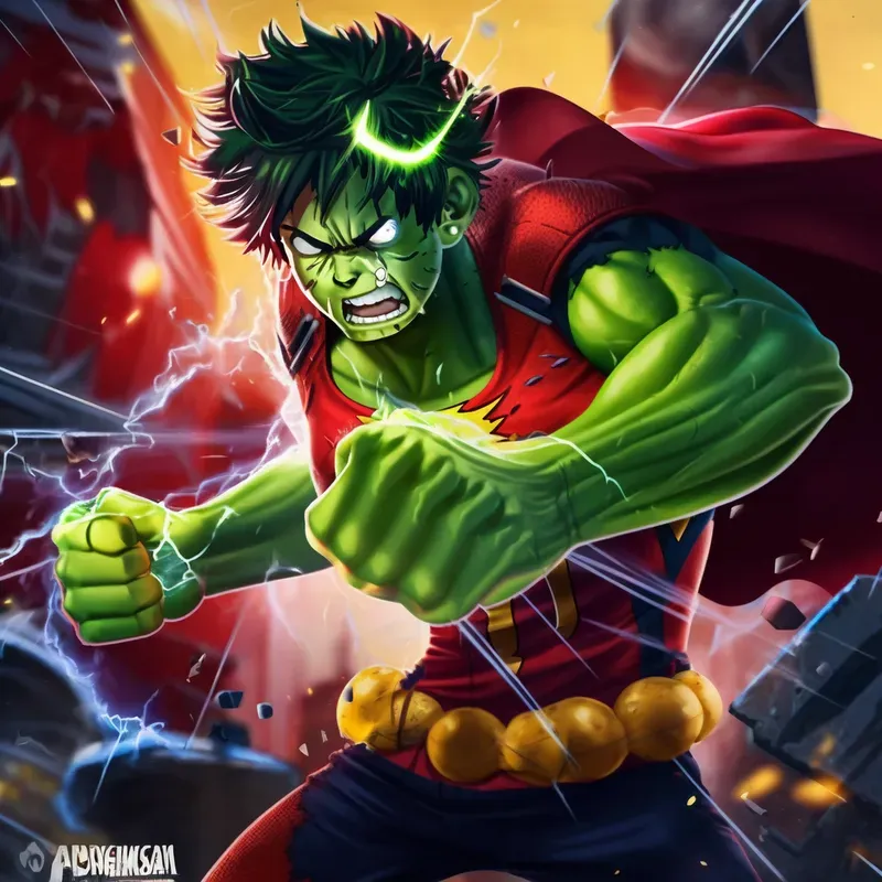Anime Characters As Avengers