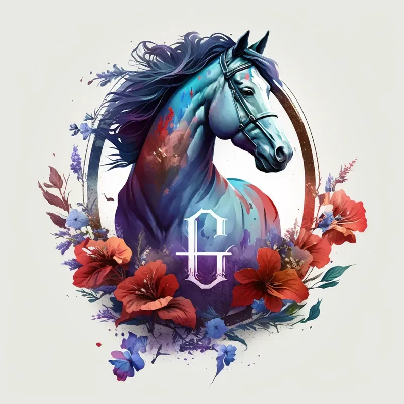 Animals Brand Flower Logos