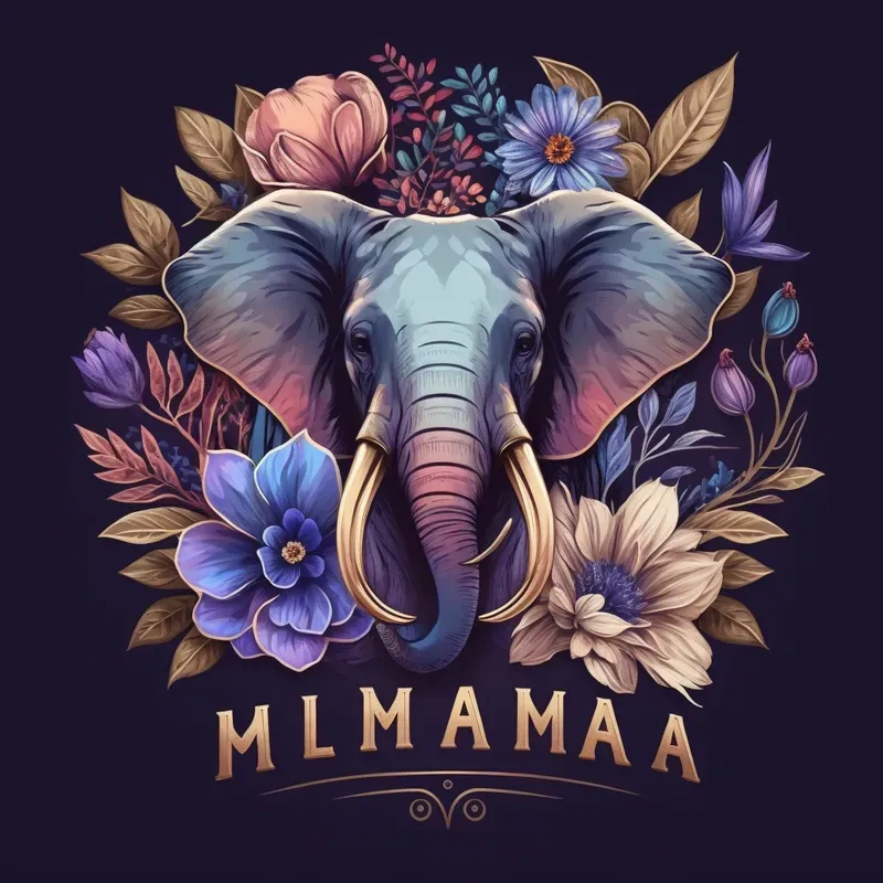 Animals Brand Flower Logos