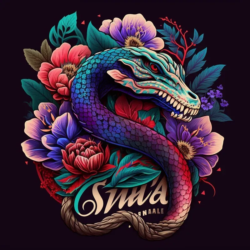 Animals Brand Flower Logos