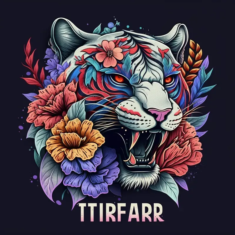 Animals Brand Flower Logos