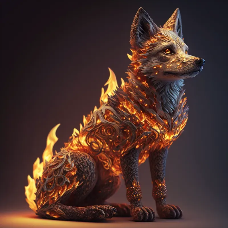 Fire Wild Animals