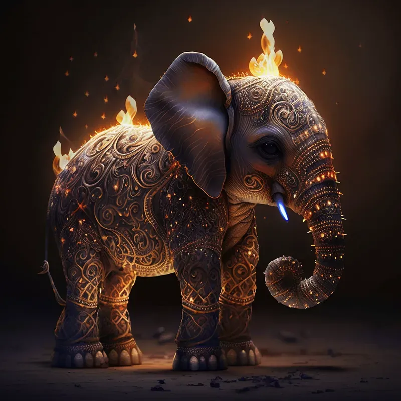 Fire Wild Animals