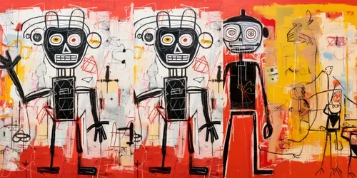 Abstract Street Drawings generated by midjourney