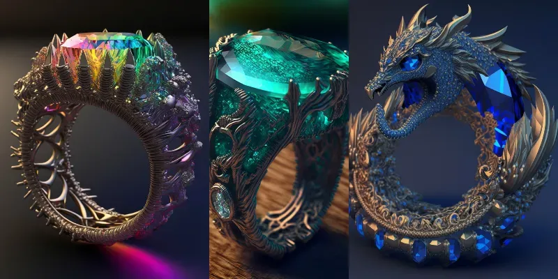 Epic Fantasy Rings generated by undefined